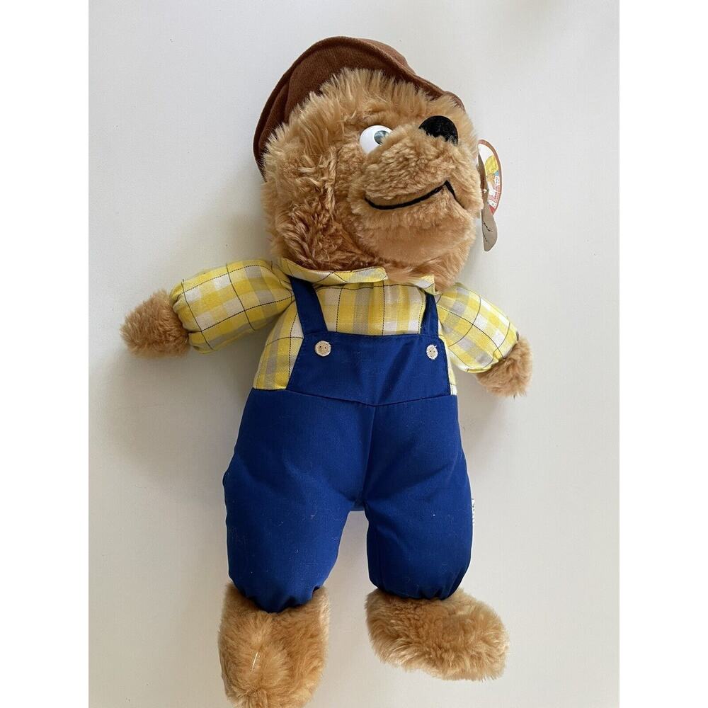 Vintage 1995 The Berenstain Bears PAPA BEAR Plush Stuffed Animal Toy With Tag